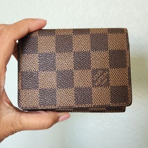 Louis Vuitton Brown Checkered Wallet